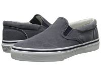 New Sperry Top-Sider Comfort Boat Shoes for Men - Striper Slip On - Navy Canvas Online